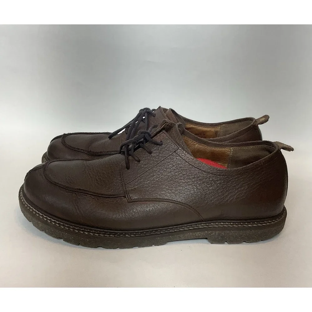 Birkenstock Mens Oxford Leather Size‎ 42 US Size 9 Timmins Brown  Lace Up EUC